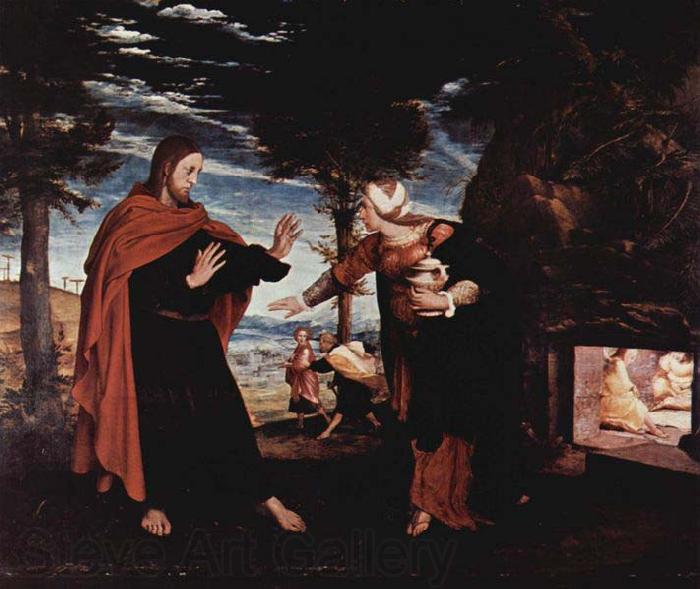 Hans holbein the younger Noli me tangere France oil painting art